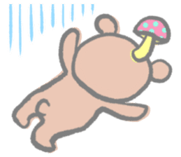 Kawaii Teddy Bear (English ver.) sticker #7591881