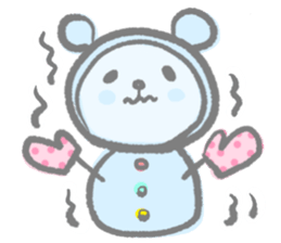 Kawaii Teddy Bear (English ver.) sticker #7591888