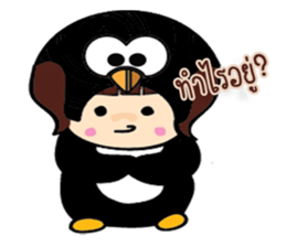 Black Penguin sticker #7592318