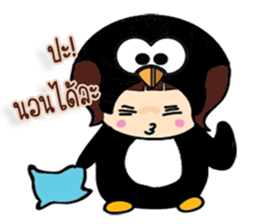 Black Penguin sticker #7592331
