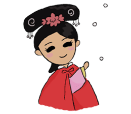 Lady of Qing Dynasty sticker #7592904