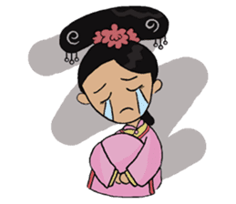 Lady of Qing Dynasty sticker #7592906