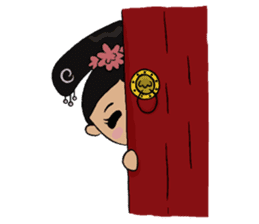 Lady of Qing Dynasty sticker #7592916