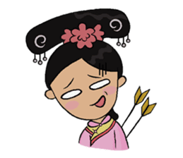 Lady of Qing Dynasty sticker #7592937