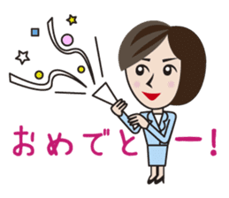 the office lady on a day who has that. sticker #7592970