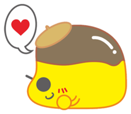 Bald pudding sticker #7593145
