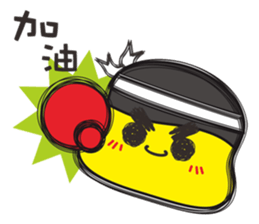 Bald pudding sticker #7593169