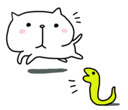 Is loose; and a cat sticker #7593580