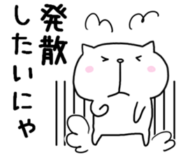 Is loose; and a cat sticker #7593611