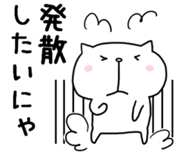 Is loose; and a cat sticker #7593611