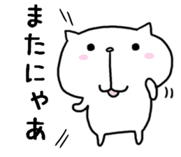 Is loose; and a cat sticker #7593617