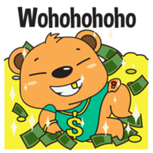 Sneaky Bear sticker #7593660