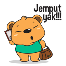 Sneaky Bear sticker #7593664