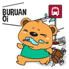 Sneaky Bear sticker #7593672