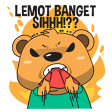 Sneaky Bear sticker #7593675