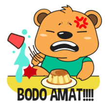 Sneaky Bear sticker #7593678