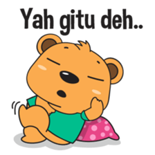 Sneaky Bear sticker #7593684