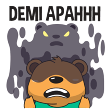 Sneaky Bear sticker #7593686