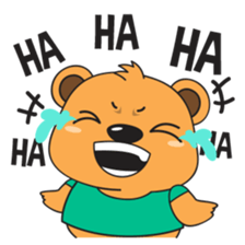 Sneaky Bear sticker #7593689