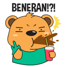 Sneaky Bear sticker #7593690