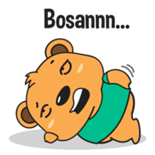 Sneaky Bear sticker #7593693