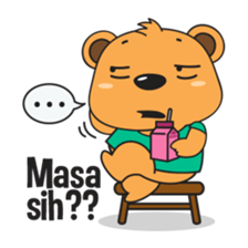 Sneaky Bear sticker #7593696