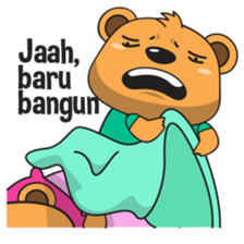 Sneaky Bear sticker #7593697