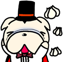 French bulldog Pistachio Halloween sticker #7593827