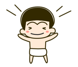 baby "daichan" sticker #7594275