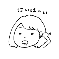 Normal girl's Sticker