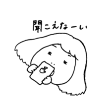 Normal girl's Sticker by xiangxiang sticker #7594541