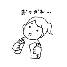 Normal girl's Sticker sticker #7594544