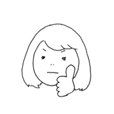 Normal girl's Sticker sticker #7594553