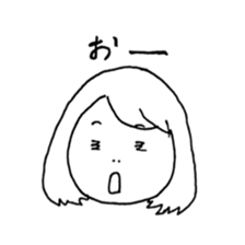 Normal girl's Sticker sticker #7594558