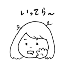 Normal girl's Sticker sticker #7594563