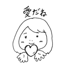 Normal girl's Sticker by xiangxiang sticker #7594566