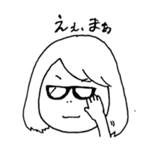 Normal girl's Sticker sticker #7594569