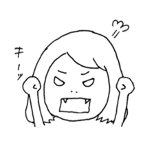 Normal girl's Sticker by xiangxiang sticker #7594572