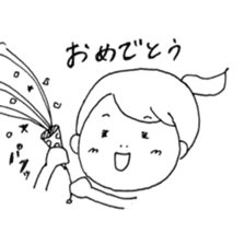 Normal girl's Sticker by xiangxiang sticker #7594576