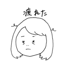 Normal girl's Sticker by xiangxiang sticker #7594577