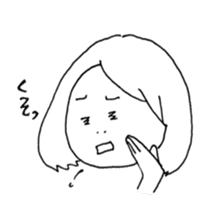 Normal girl's Sticker by xiangxiang