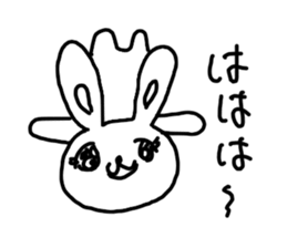 The losing heart Rabbit sticker #7594920