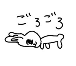 The losing heart Rabbit sticker #7594922