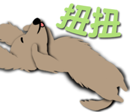 Dachshund says what? sticker #7595104