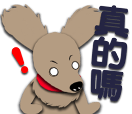 Dachshund says what? sticker #7595106