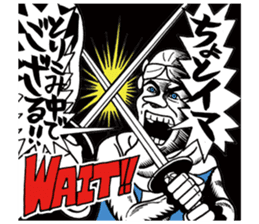 Sengoku period of an American wind sticker #7596256