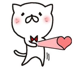 white cat maomao 2 Thaiwanese (Chinese) sticker #7596300