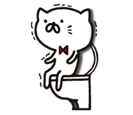 white cat maomao 2 Thaiwanese (Chinese) sticker #7596315