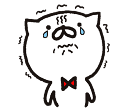 white cat maomao 2 Thaiwanese (Chinese) sticker #7596320