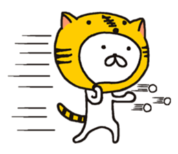 white cat maomao 2 Thaiwanese (Chinese) sticker #7596337